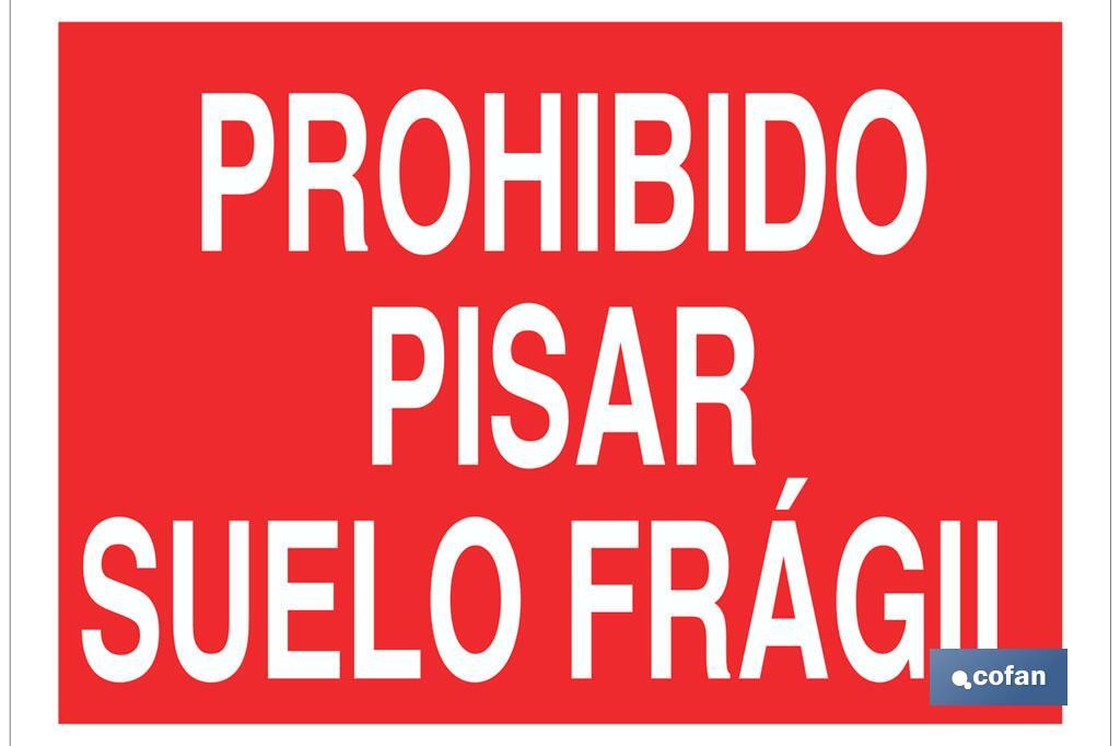 SEÑAL POLIESTIRENO 420X297MM (PACK: 1 UDS)