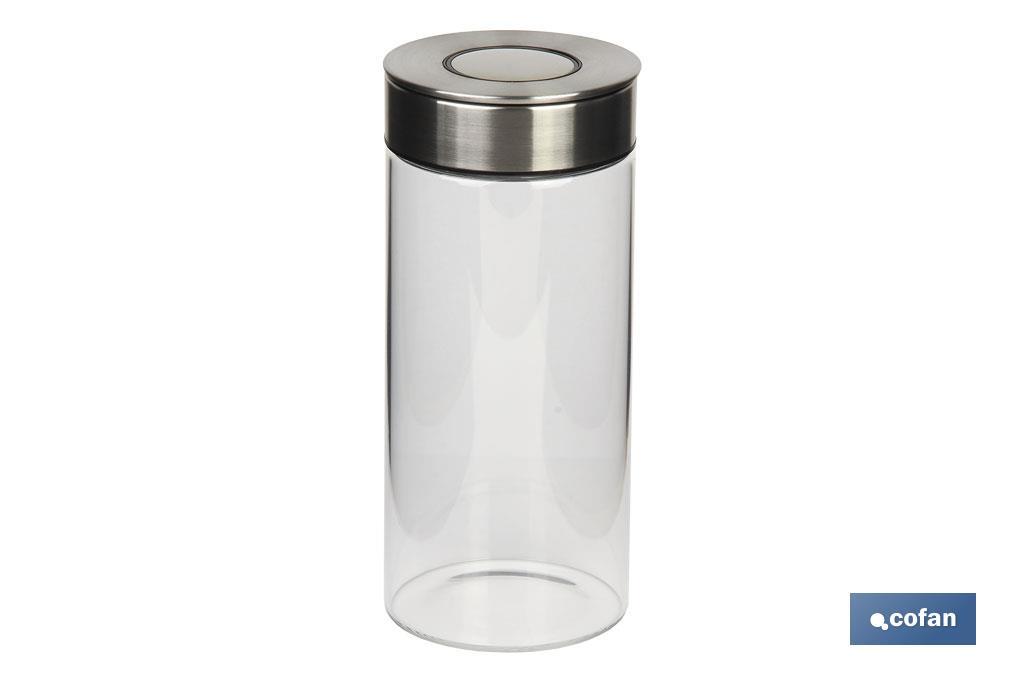 Frasco de vidrio borosilicato | Capacidad desde 550 ml hasta 1900 ml | Apto para uso alimentario